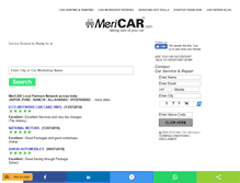 Tablet Screenshot of mericar.com